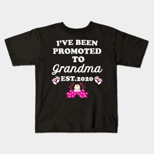 I have been promoted to Grandma Kids T-Shirt